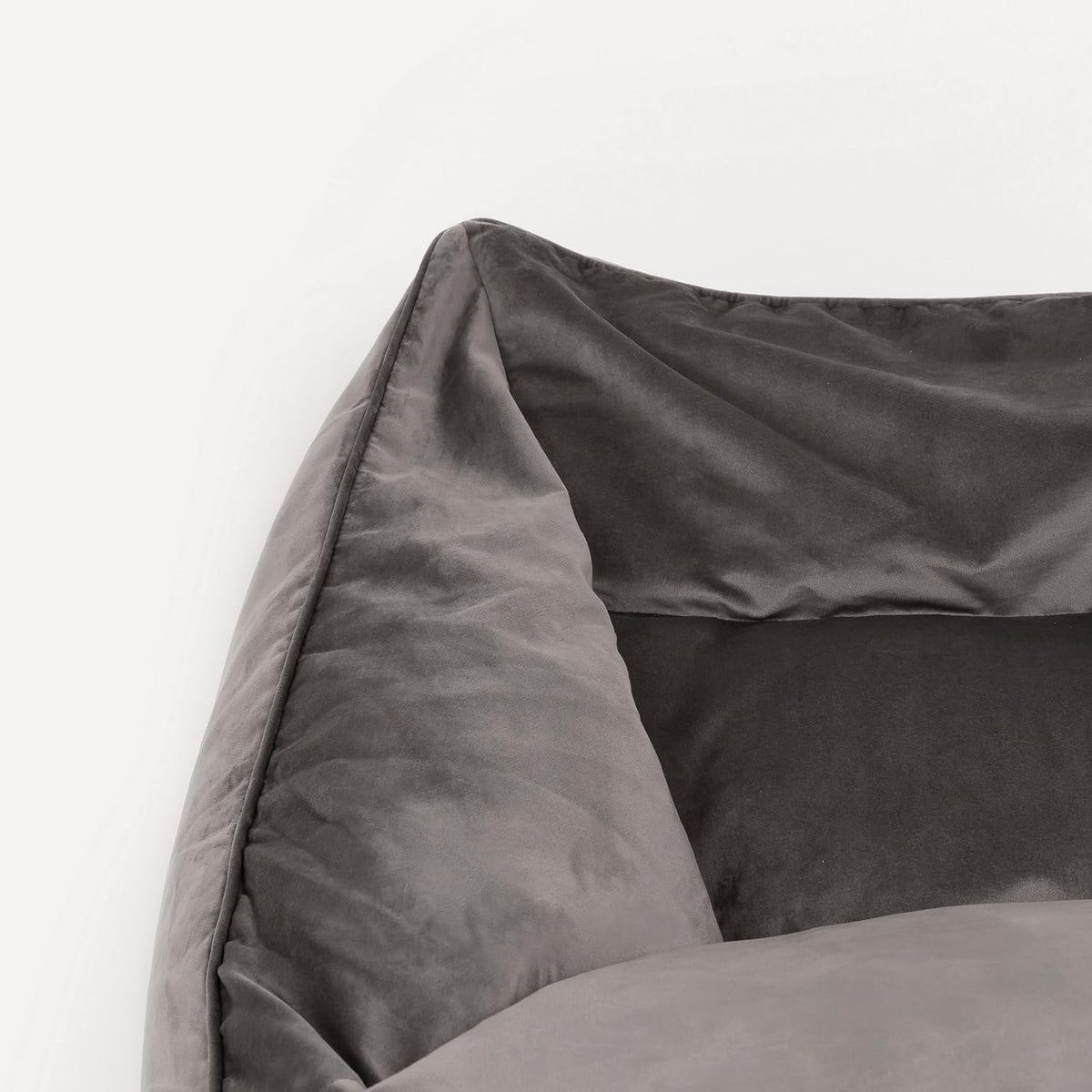 Beanbag Fauteuil – Zitzak Stoel – Lounge Fauteuil – Sessel Zitzak – Hocker – Fluweel Velvet – Inclusief Vulling – Lichtgewicht & Verplaatsbaar