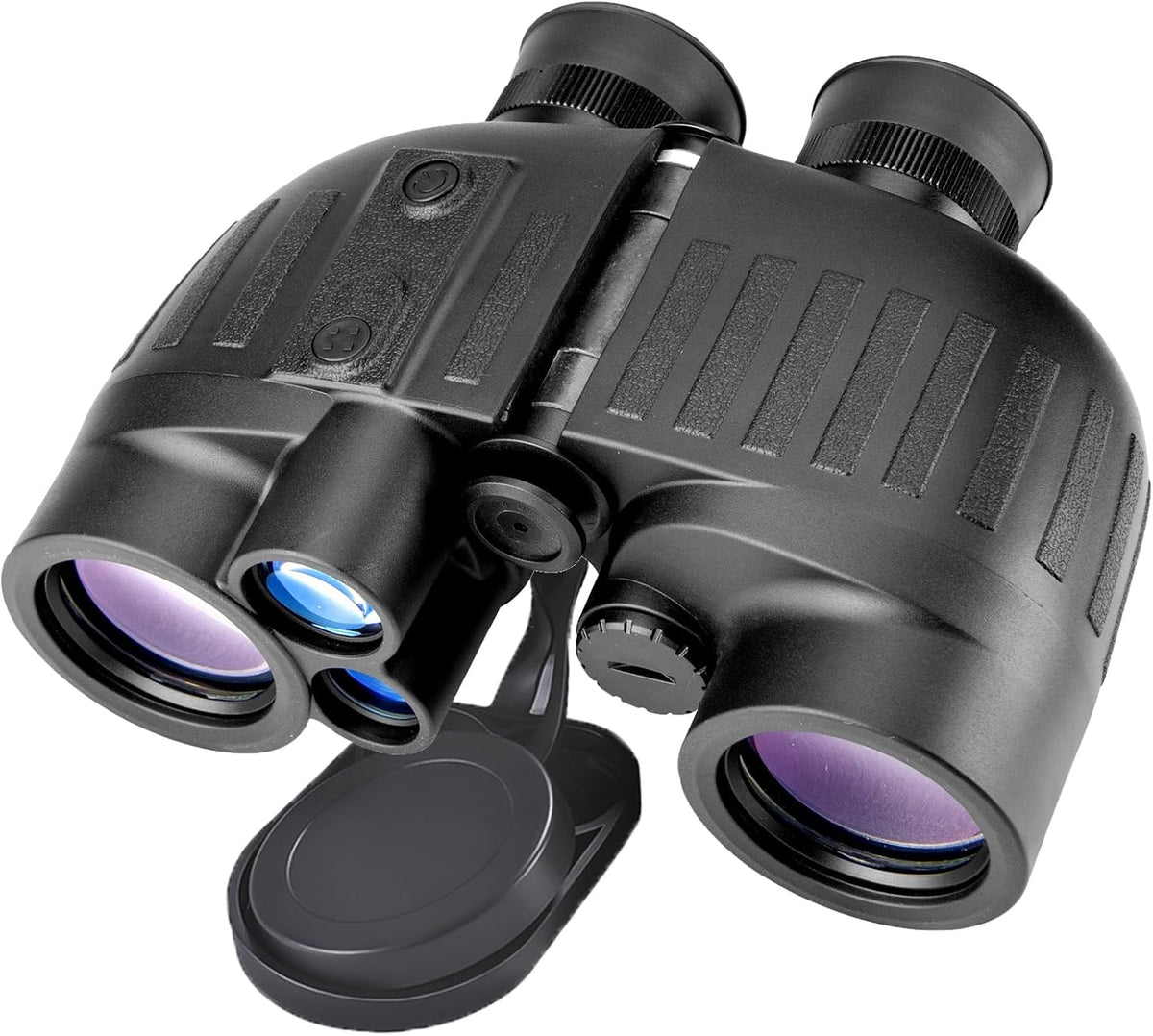 8x40 verrekijker voor volwassenen uitgerust met afstandsmeter en kompas, IP65 waterdichte UHD-verrekijker, gezichtsveld 8°, OLED-glas voor vogels kijken, zeilen, varen vissen
