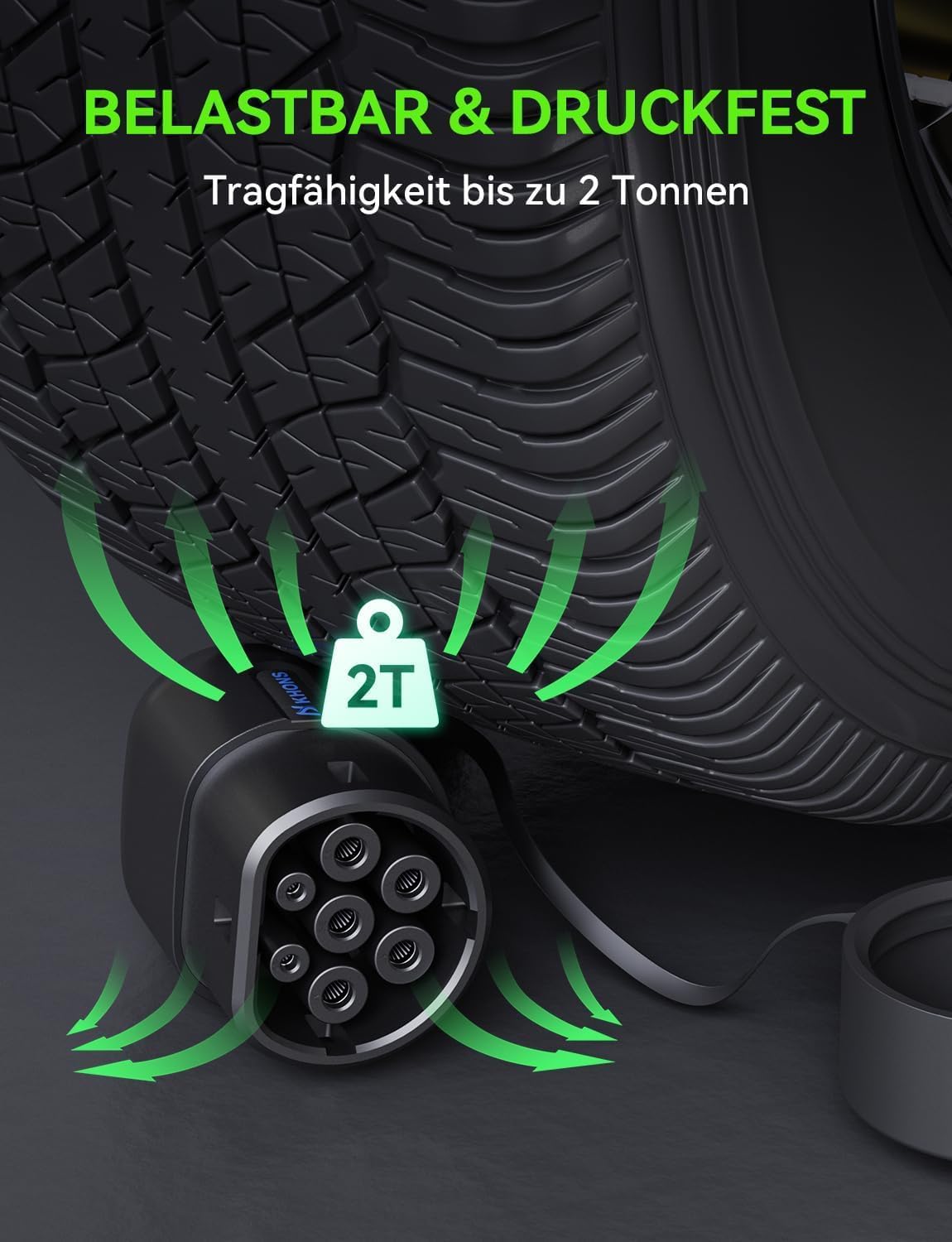 Oplaadkabel voor elektrische auto, type 2, 16 A/11 kW/3-fasig/5 meter, elektrische auto oplaadkabel type 2 naar type 2, EV oplaadkabel voor E auto EV/PHEV modus 3 type 2 oplaadkabel compatibel met