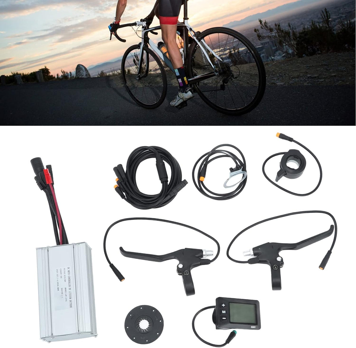 36V 48V 1000W Elektrische Fiets Borstelloze Controllerkit, Elektrische Fiets GD01 Displaykit Fietscontrollerkit