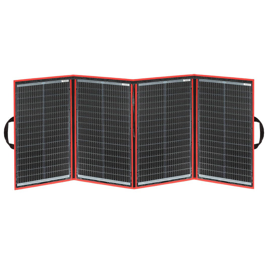 Draagbaar Zonnepaneel – Opvouwbaar Zonnepaneel – Mobiel Zonnepaneel – Zonnepaneel Set – 200W Vermogen – Lichtgewicht 4,4 kg – 20A Laadregelaar Met LCD Display