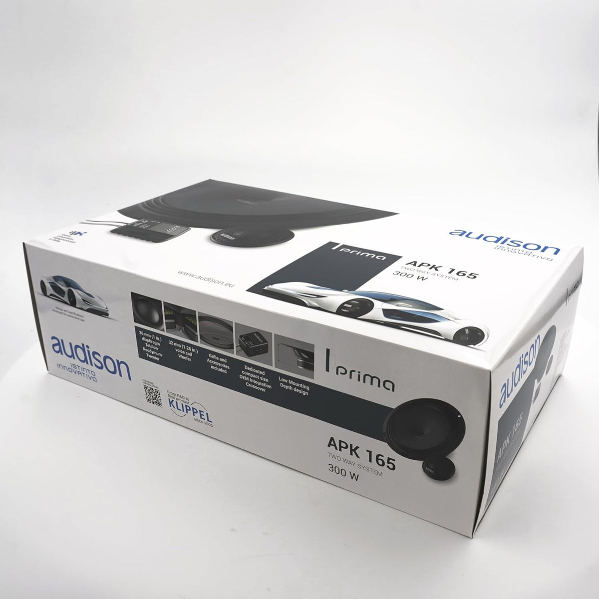 Audison APK 165 - 2-Weg Auto Audiosysteem van 165 mm, 4 Ohm, 300W Piekvermogen