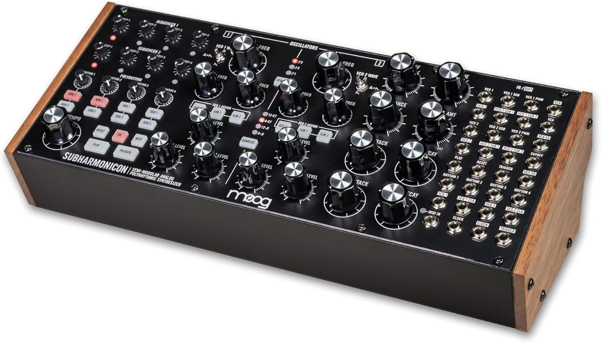 MOOG Subharmonicon Semi-Modulaire Analoge Polyritmische Synthesizer met Dual Sequencer, MIDI en Patch Bay