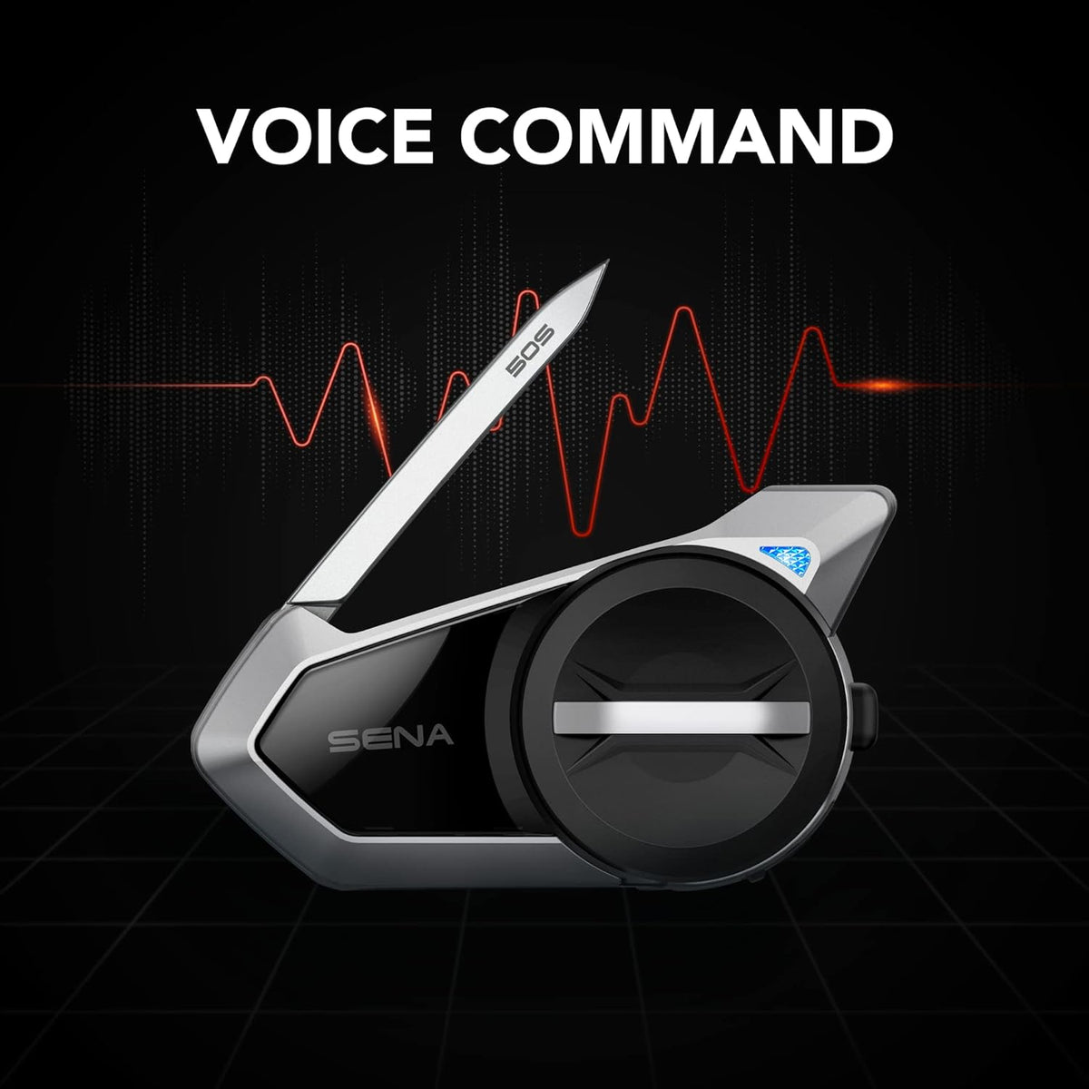 Sena 50S Motorfiets Jog Dial Communicatie Bluetooth Headset w/Geluid door Harman Kardon Geïntegreerde Mesh Intercom Systeem Premium Microfoon & Speakers