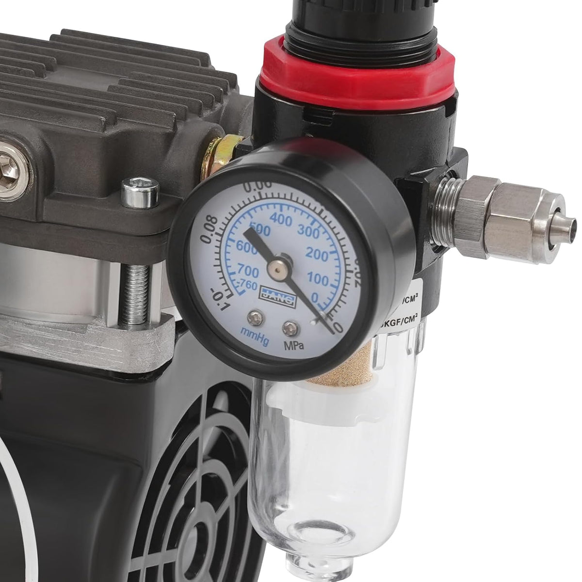 Vacuümpomp – Olievrije Pomp – Compressorpomp – Elektrische Vacuümpomp – Medische Vacuümpomp – Compacte Aluminium Behuizing – Stil Geluid 56 dB