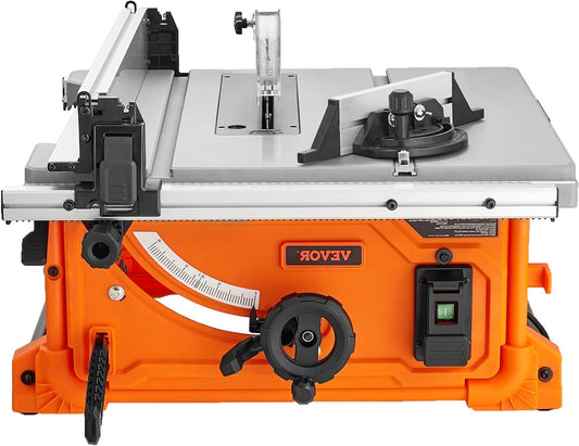 Tafelcirkelzaag – Cirkelzaag – Tafelzaag – Houtzaag – Werkplaatszaag – Krachtige 1800 W Motor – Instelbare Zaaghoeken -60° tot +60°