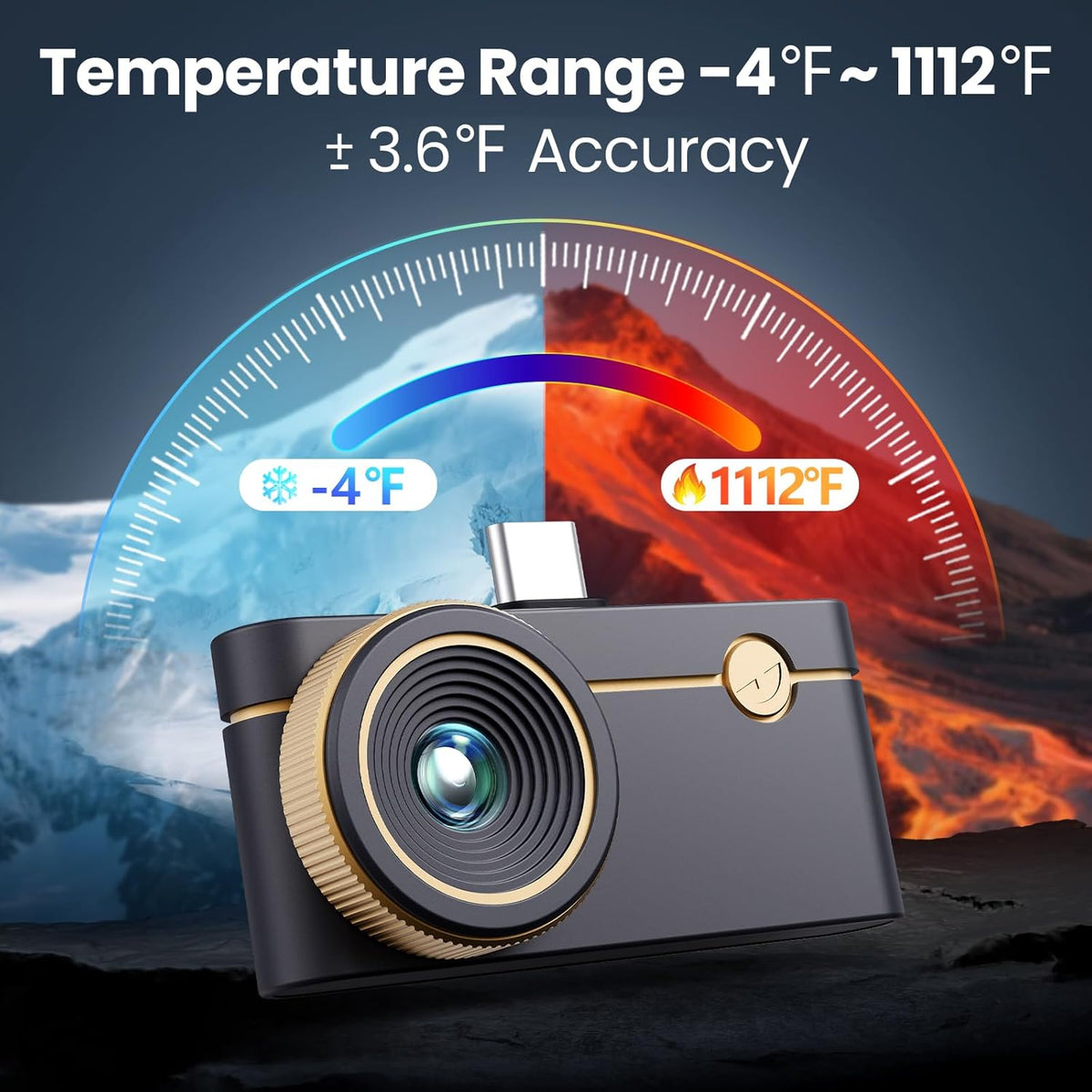 Warmtebeeldcamera P3 voor iPhone en Android Infrarood Camera Instelbare Lens Super IR Resolutie 512 x 384, -20 ℃-600 ℃ warmtebeeldcamera voor PCB-inspectie