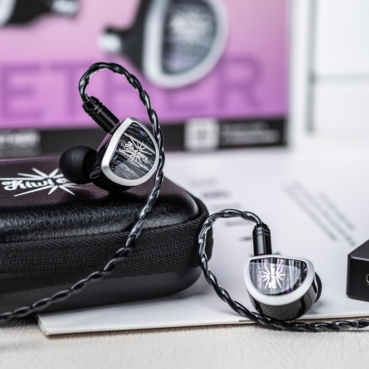 In-Ear Monitor – IEM Hoofdtelefoon – Bedrade In-Ear Hoofdtelefoon – HiFi Bedrade Oordopjes – Gaming Oordopjes – Grote 15,3 Mm Planaire Driver – Afneembare 2-Pins Kabel