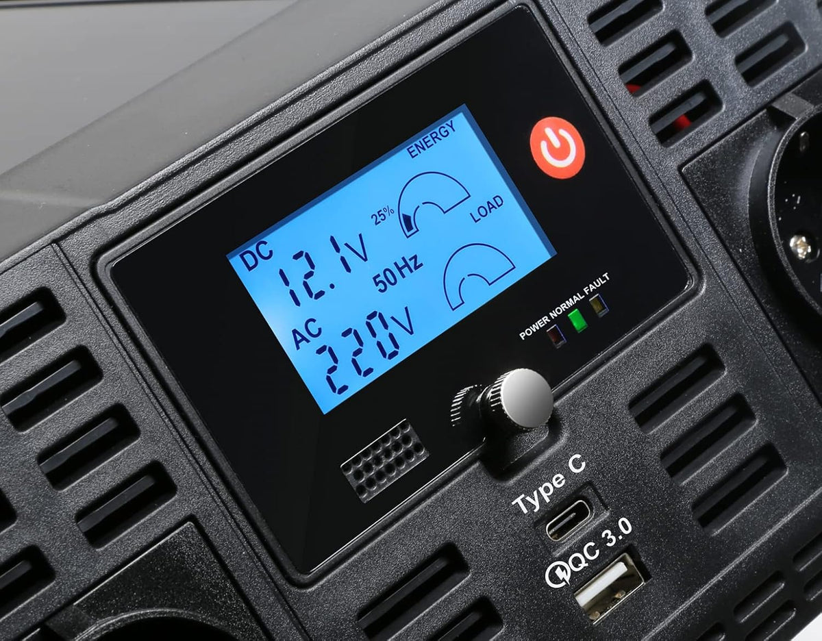 Technaxx voltage converter TE22 12 V/DC - 230 V/AC