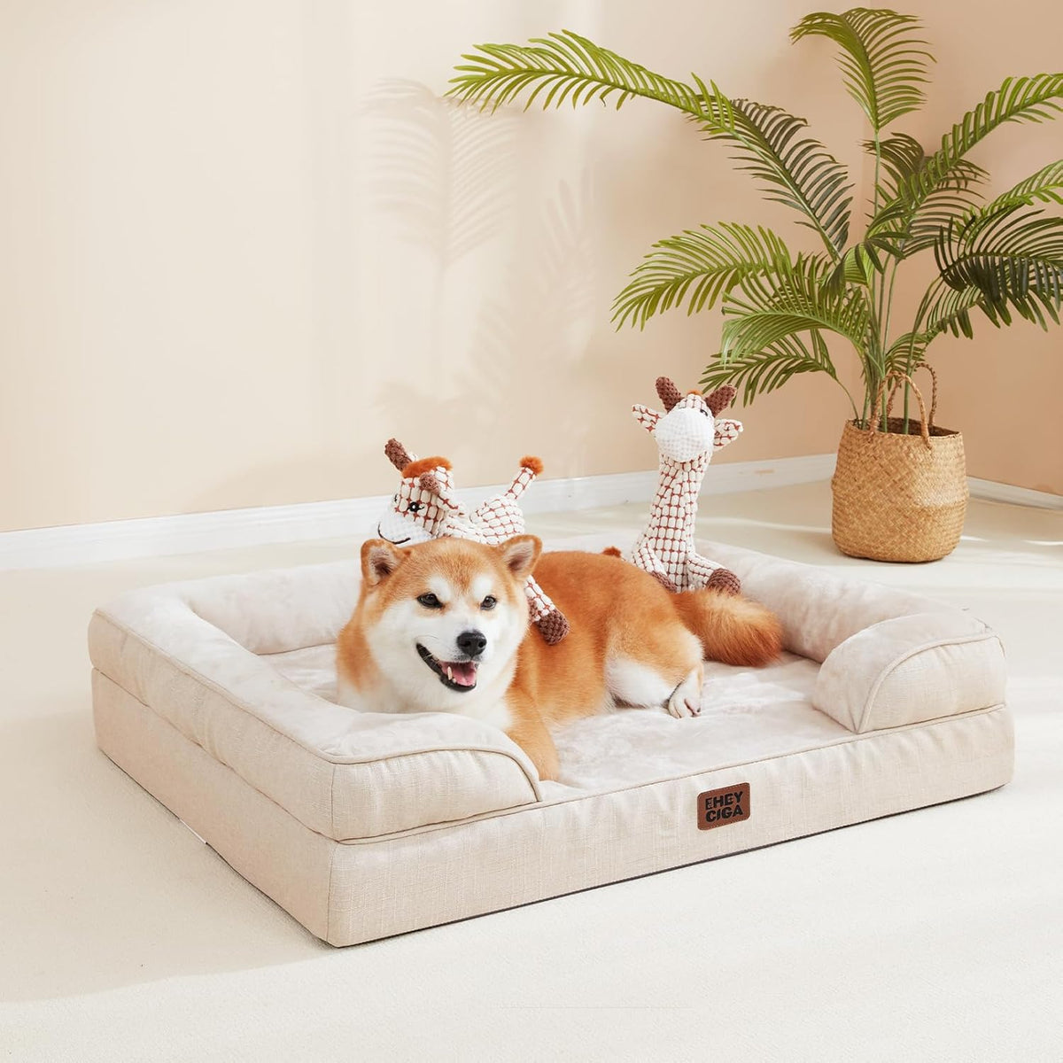 Hondenmand – Hondenbed – Dierenmand – Hondenkussen – Hondensofa – Orthopedisch – Memory Foam – Wasbare Hoes – Waterdicht – Antislip