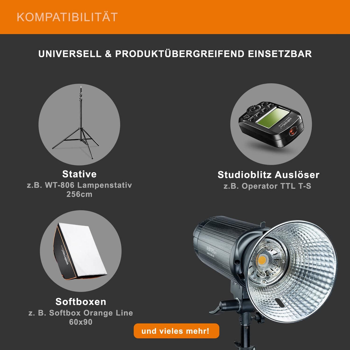 Walimex pro Campagnevoerder 600 HS Studioblitz