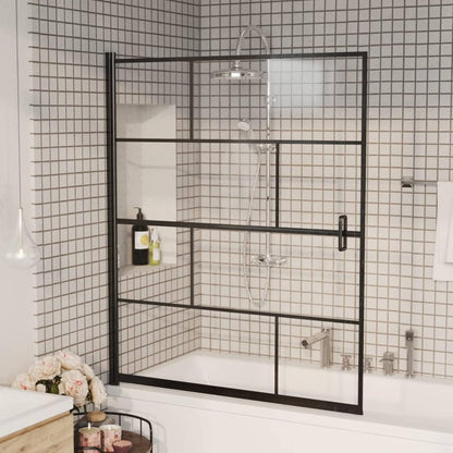 Douchecabine – Douchewand – Douchecabine Veiligheidsglas – Douche Unit – Douchebak – 116 x 140 cm – Gehard ESG Glas Zwart