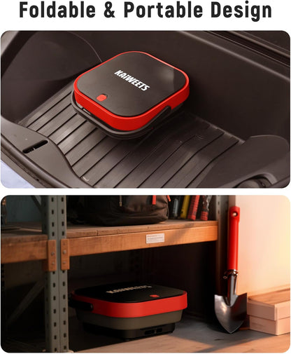 Draagbare Hogedrukreiniger – Mobiele Reiniger – Mini Hogedrukspuit – Compacte Schoonmaker – Outdoor Reinigingsapparaat – 15 Bar Krachtige Waterdruk – 12L Watertank Met USB-C Opladen
