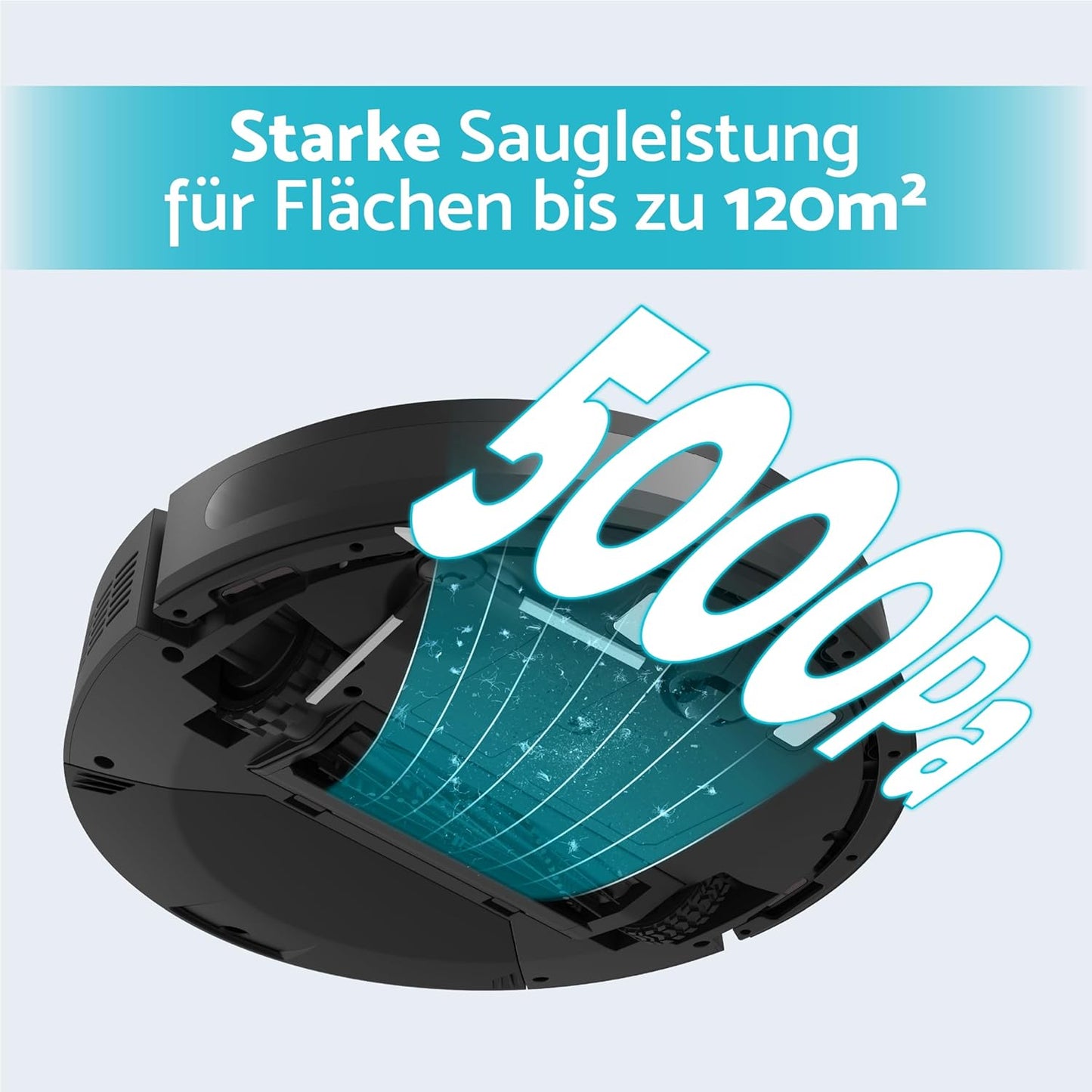 Robotstofzuiger – Stofzuigrobot – Automatische Stofzuiger – Robotreiniger – Robotvacuum – 5000 Pa Zuigkracht – 160 Min Batterijduur