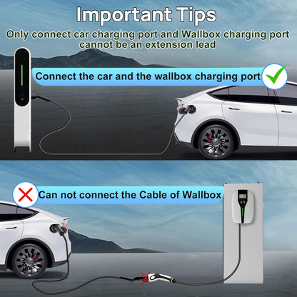 GONEO Type 2 Laadkabel 22kW 5M 32A Laadkabel Elektrische Auto Type 2 3 Fase Modus 3 voor E auto EV/PHEV met Draagtas