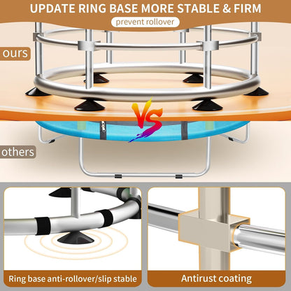 Trampoline voor kinderen, verstelbare baby peuter trampoline, indoor en outdoor kindertrampoline