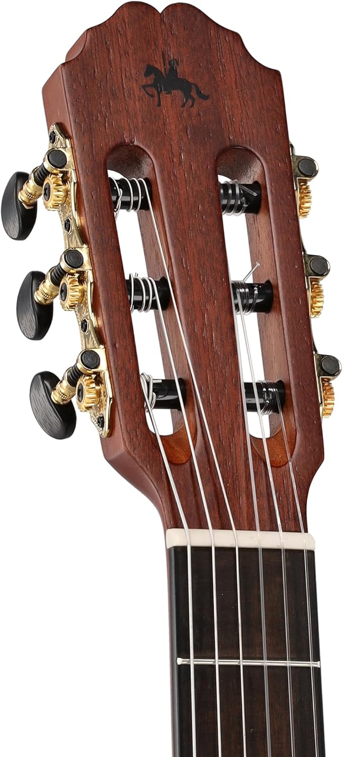 LUTHIER MANUEL RODRÍGUEZ E-Acoustische gitaar Caballero Principio - Slim Electric Neck - Massief sparren bovenblad - Achterblad/zijkanten Sapelli Mahonie - 4-Band EQ Preamp - CA-PM SE