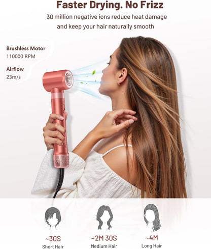 5-In-1 Air Styler – Föhnborstel – Krultang – Krulborstel – Volumeborstel – 110.000 Tpm Borstelloze Motor – 23 M/S Luchtstroom