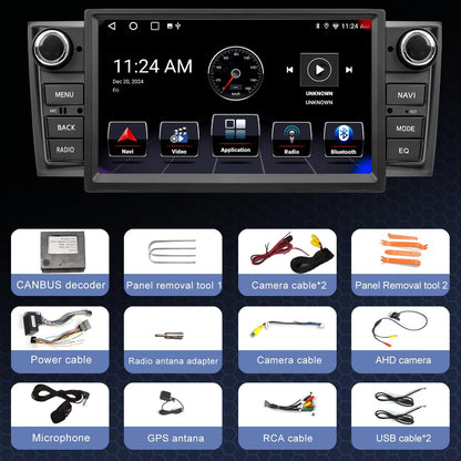 Autoradio – Auto Radio – Multimedia Radio – Inbouwradio – 2-DIN Radio – Android Auto & Draadloze CarPlay – Bluetooth & Achteruitrijcamera