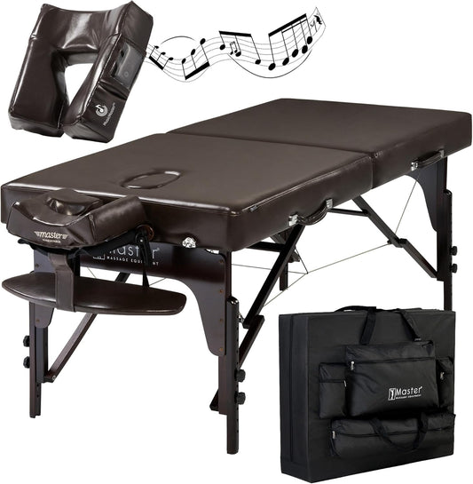 Massagebank – Massagebed – Behandelingsbed – Behandelbank – Massagetafel – Inklapbaar en Mobiel – 71 x 213 cm – Verstelbare Hoogte 61-86 cm