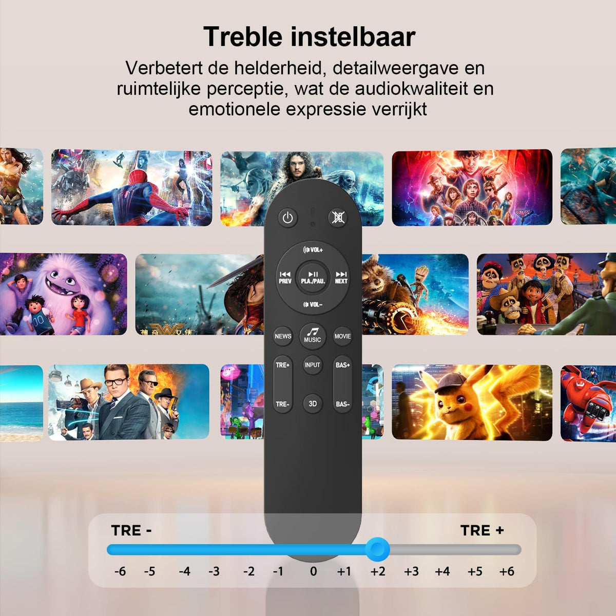 Soundbar – Home Cinema Speaker – Audio Bar – TV Luidspreker – Sound System – Dolby Atmos 3D Geluid – 200W Piekkracht Met Externe Subwoofer