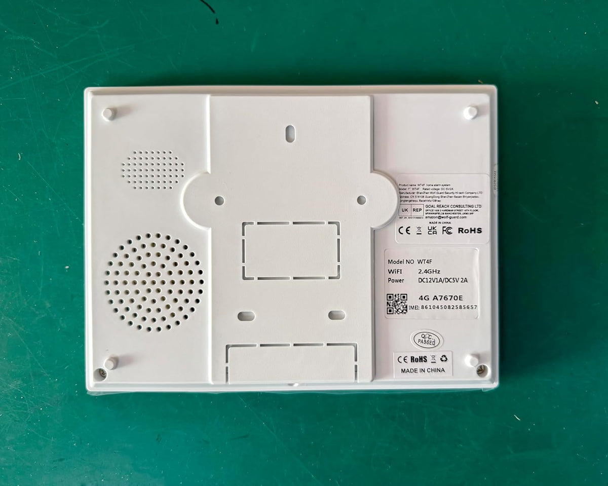 Wolf Guard WT4F-W06 4G + wifi-alarminstallatie, 7 inch touchscreen, 110 dB buitensirene, huisdier-immuunbewegingsmelder, deur-/raamsensor, Tuya Smartlife app, complete systemen