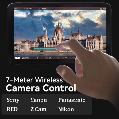 Cameramonitor – Veldmonitor – Camera Monitor – Videomonitor – Monitor Voor Camera – 7 Inch Touchscreen – 1000 Nits Full HD – Draadloze Camerabediening