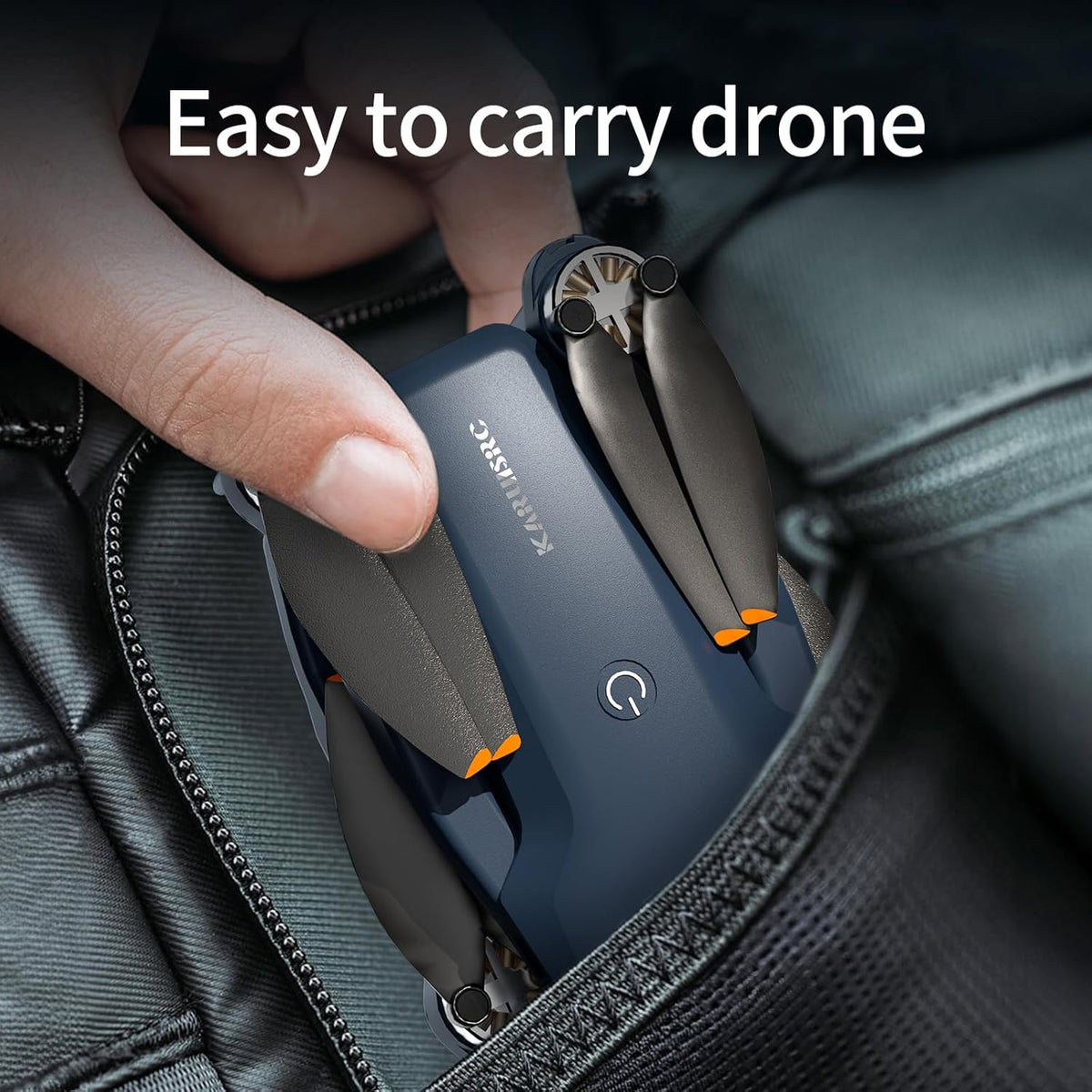 Drone met 1080P HD Camera, 90° Verstelbare Lens, Opvouwbare Drone met Borstelloze Motor, Gebarenbesturing, 3D-salto's, Hoofdloze Modus, 17 Min Vliegtijd, Perfect voor Beginners en Volwassenen