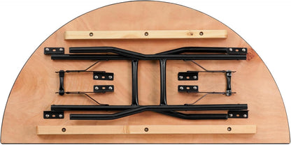 Flash Furniture 48'' Half-Ronde Houten Vouwen Banket Tafel