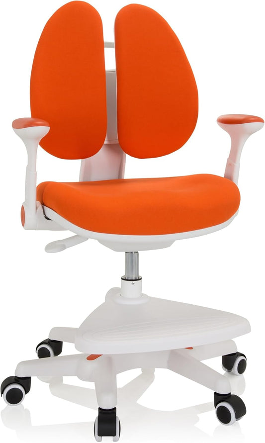 hjh OFFICE kinderstoel KID WING Stof Oranje