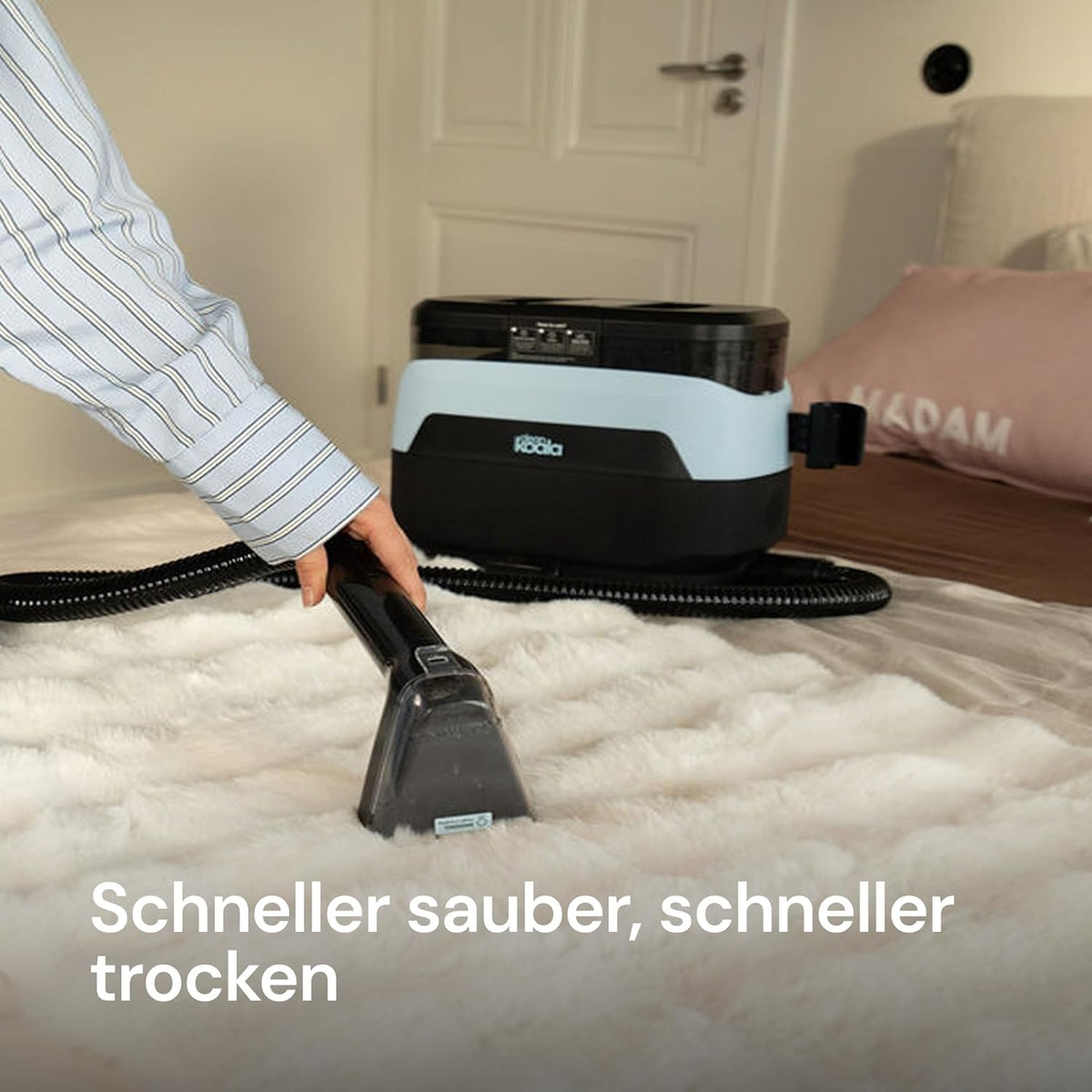 Tapijtreiniger – Vloerreiniger – Kruimeldief – Stofzuiger – Tapijtstofzuiger – 2-in-1 Reinigingskracht Met Warmte – Lichtgewicht En Gebruiksvriendelijk