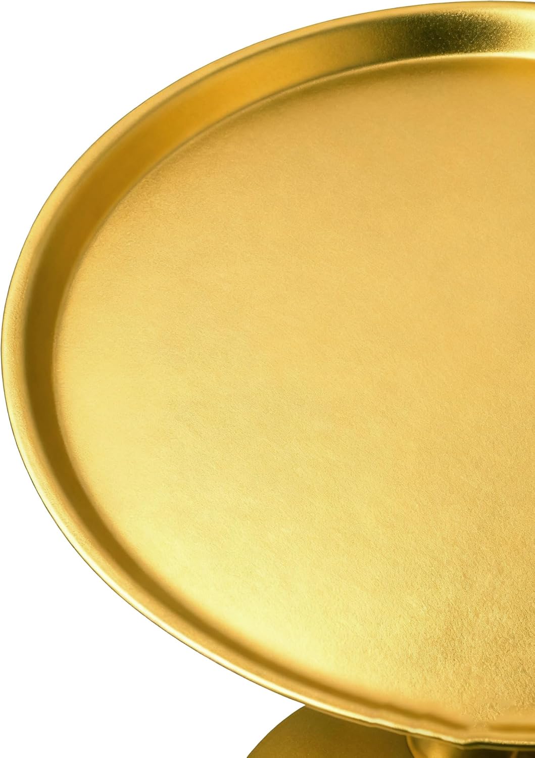 Bijzettafel van metaal (2 stuks) – elegant en minimalistisch design voor woonkamer, slaapkamer of thuiskantoor, ronde bijzettafels voor banken
