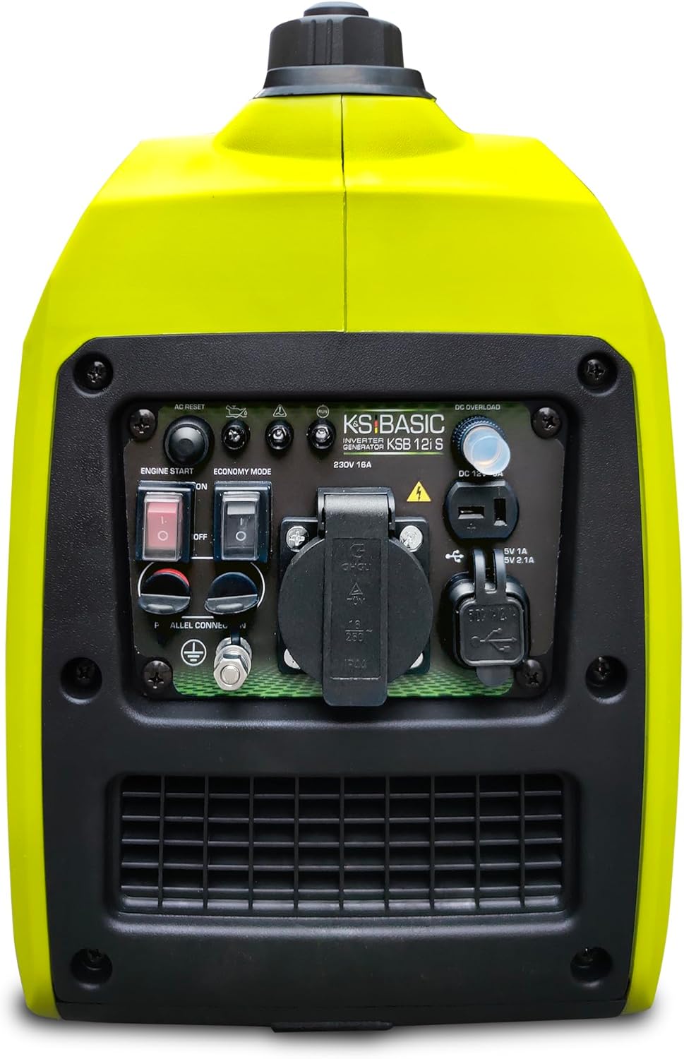 K&S Basic KSB 12i S Inverter-generator, kW 1.2, inverter-generator voor vissen, kamperen, USB-uitgang, benzinegenerator