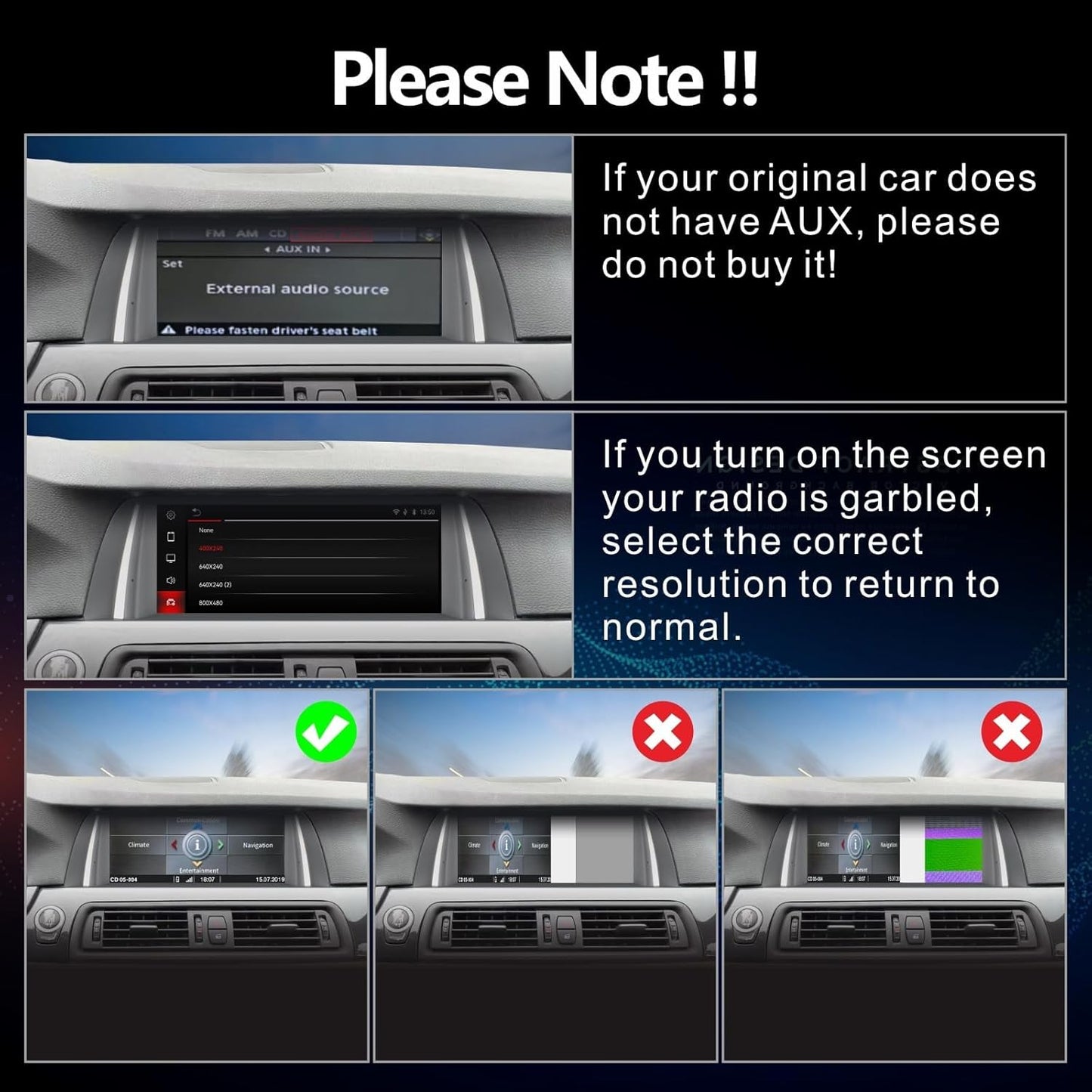 Navigatiesysteem – Autonavigatie – GPS – Touchscreen – Auto Scherm – HD Touchscreen – CarPlay & Android Auto – Geschikt voor BMW 5 Serie F10 F11 (2013-2016)