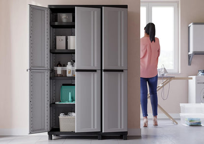 Terry 1002710 High Plastic Cabinet, 3 Doors - QUORE