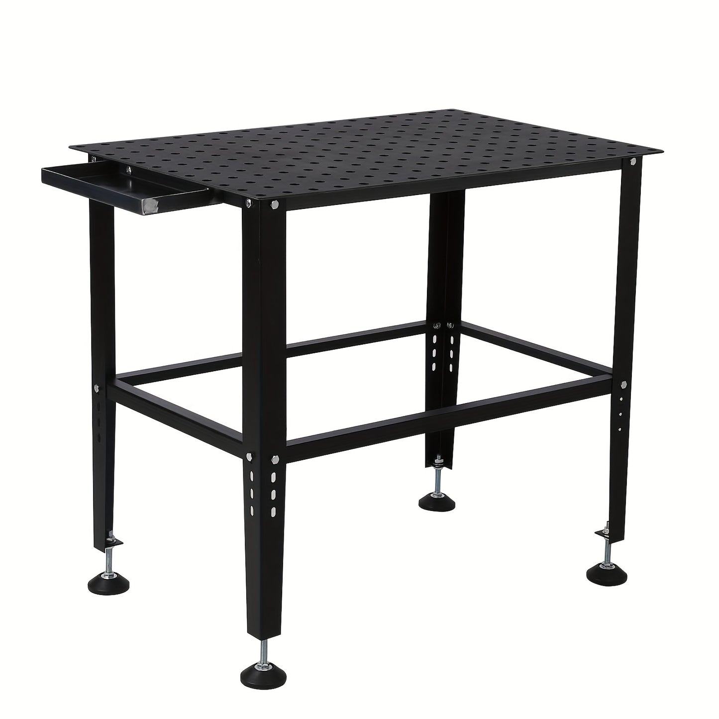 Laswerkbank – Lastafel – Werkbank – Metaalwerkbank – Mobiele Werkbank – 91x61 cm – 544 kg Draagvermogen – Stalen Constructie Met Vergrendelbare Wielen