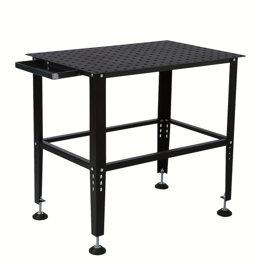 Laswerkbank – Lastafel – Werkbank – Metaalwerkbank – Mobiele Werkbank – 91x61 cm – 544 kg Draagvermogen – Stalen Constructie Met Vergrendelbare Wielen