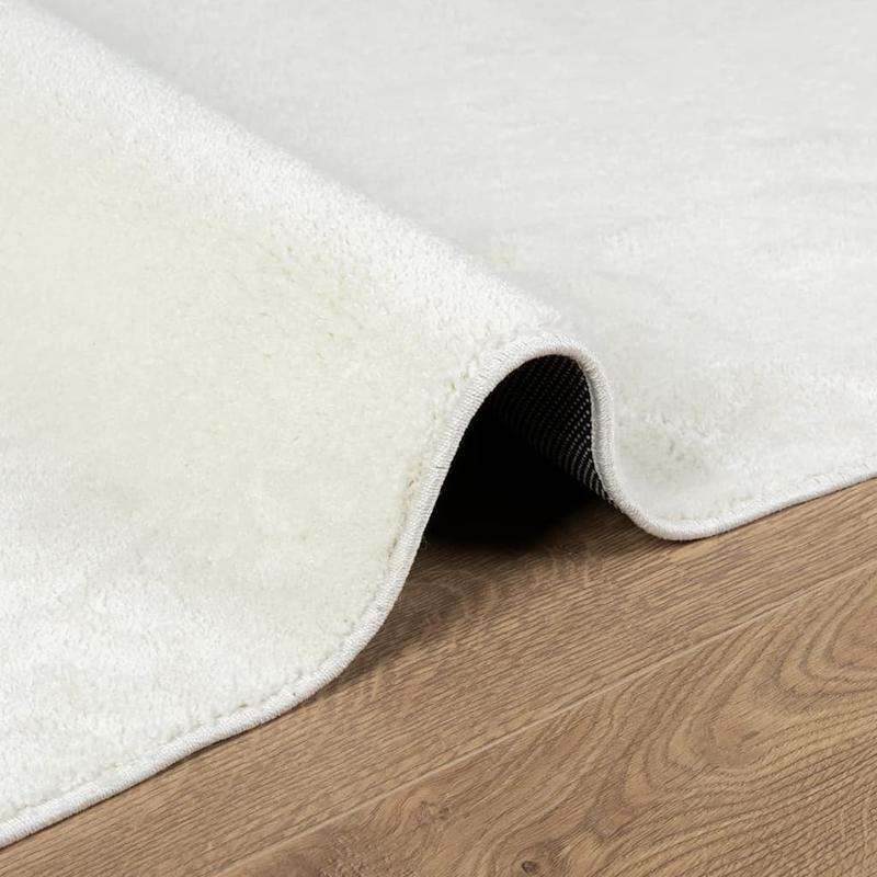 Vloerkleed – Tapijt – Karpet – Mat – Kleed – Crème Kortpolig – Antislip – Machinewasbaar – 240x340 cm – Polyester