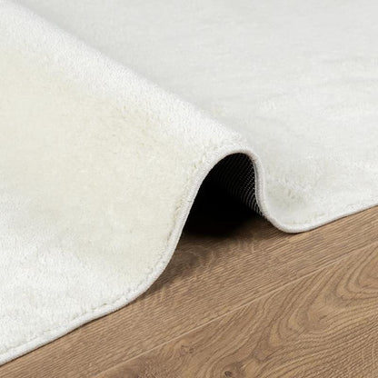 Vloerkleed – Tapijt – Karpet – Mat – Kleed – Crème Kortpolig – Antislip – Machinewasbaar – 240x340 cm – Polyester