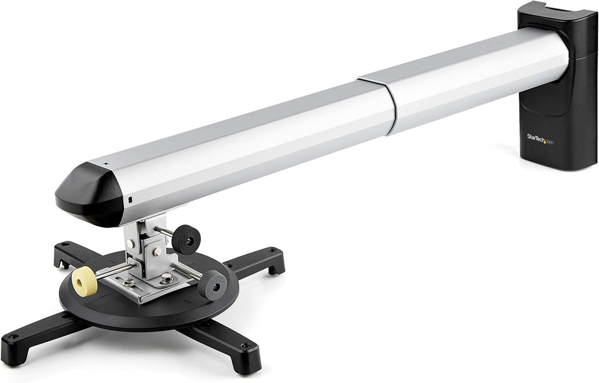 Universele Projectorwandhouder Voor Short Throw En Ultrashort Throw Projectoren – Projectorbeugel – Projectorhouder – Wandhouder – Montagebeugel – Verstelbare Arm Van 42 Tot 70,5 Cm – 360° Draaibaar En +/-25° Kantelbaar