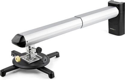 Universele Projectorwandhouder Voor Short Throw En Ultrashort Throw Projectoren – Projectorbeugel – Projectorhouder – Wandhouder – Montagebeugel – Verstelbare Arm Van 42 Tot 70,5 Cm – 360° Draaibaar En +/-25° Kantelbaar