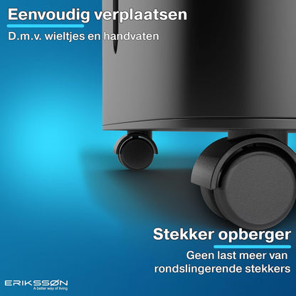 Luchtontvochtiger met LED-display, timer en kinderbeveiliging, verwijdert 16 liter vocht per 24 uur, voor kamergrootte ca. 70 m² (140 m³) | energiezuinige luchtontvochtiger met vochtsensor