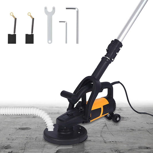 Betonschuurmachine – Betonslijper – Betonfrees – Vloerschuurmachine – Muurschuurmachine – 1100 W – Stofafzuiging En 6 Snelheden 1800-2800 Tpm