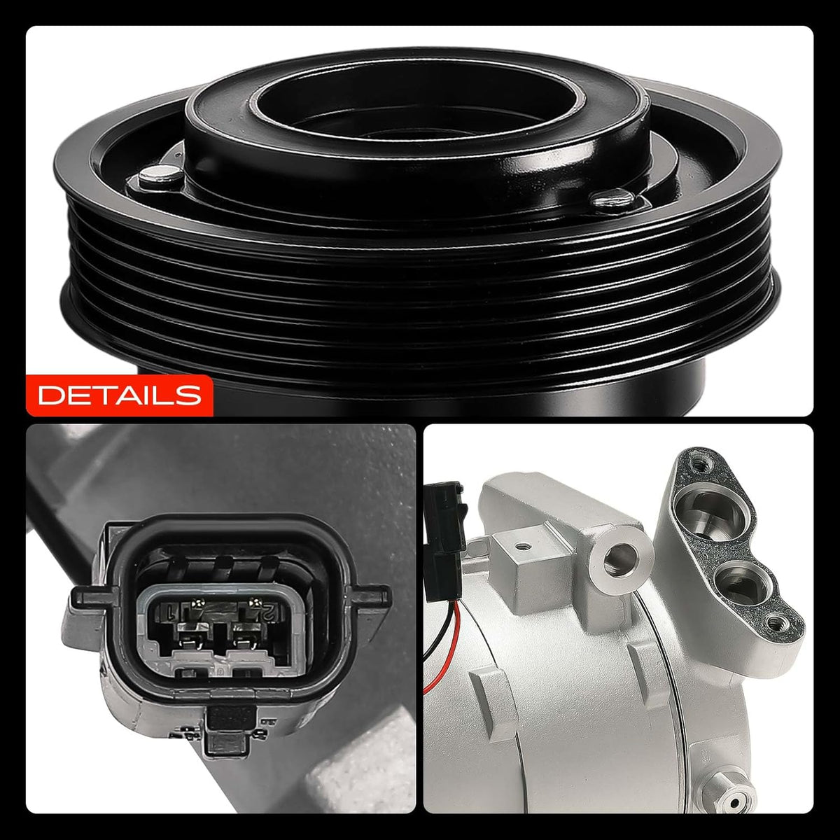 Frankberg Airconditioning airconditioning compressor compatibel met Dokker 2012-Heute Duster HS 2010-2018 Lodgy JS 2012-Heute Logan LS 2005-2012 Fluence L3 L30 2010-Vandaag Replace# 926004634R
