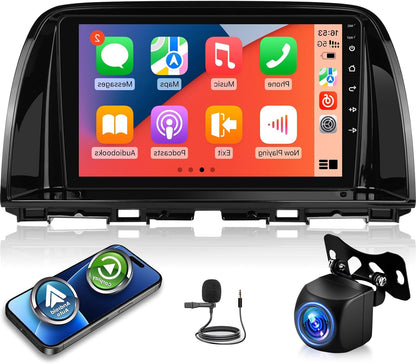 Android Autoradio – Multimedia Systeem – Auto Radio – Navigatiesysteem – Infotainment – 9 Inch Touchscreen – Draadloze CarPlay & Android Auto