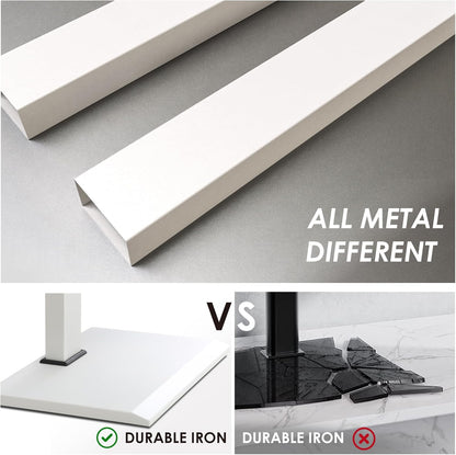 Vloer TV standaard – TV standaard – TV vloerstandaard – TV stand – Vloermodel TV standaard – 32-75 inch, draaibaar, kantelbaar en in hoogte verstelbaar – Max. draagkracht 40 kg, VESA 200x200-600x400 mm, wit