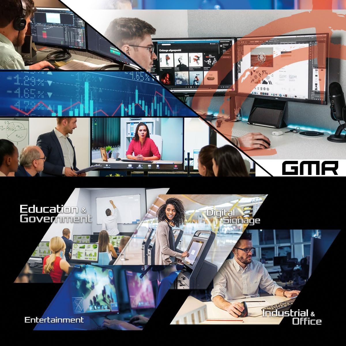 GMR Ultra i5 Office PC - Business Office Computer | 16 GB RAM | 512 GB SSD M.2 | DVD±RW | USB 3 | Windows 11 Pro | WiFi Bluetooth