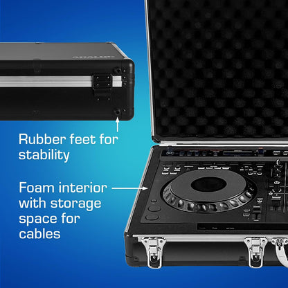 Analog Cases UNISON Case voor AlphaTheta DDJ-GRV6, transportkoffer voor DJ-apparatuur (op maat gemaakte bescherming, harde koffer met ergonomische handgreep, robuuste aluminium koffer)