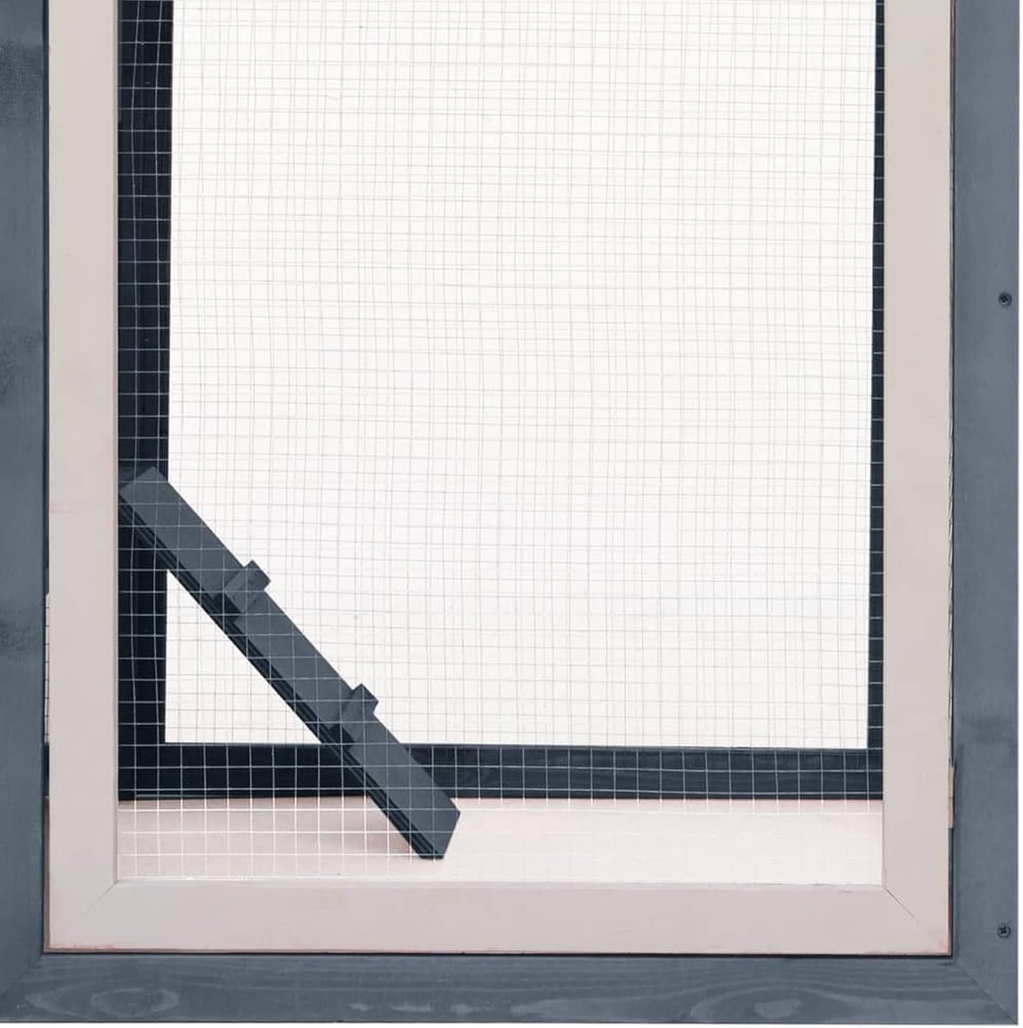Kippenhok – Kippenkooi – Pluimveeverblijf – Kippenren – Konijnenhok – Stevig Houten Frame – Uitschuifbare Lade – Ventilatiegaas – Waterbestendig Dak – 170x81x110 cm