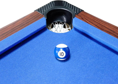 Biljarttafel – Pooltafel – Biliardtafel – Spel tafel – Billiardtafel – Inclusief 2 Keuen & Complete Set – Verstelbare Poten & Houten MDF Frame